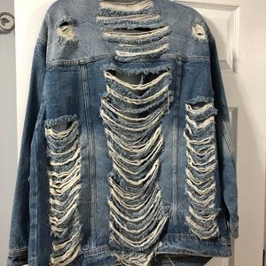 Fashion Nova Over Sized Jean Jacket